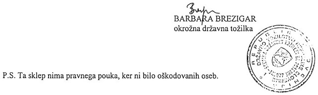 Poslušna Barbara - zavržba ovadbe proti Mitji Kunstlju iz leta 1997 Poslušna Barbara - zavržba ovadbe proti Mitji Kunstlju iz leta 1997