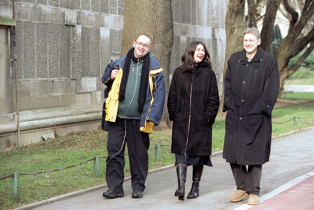 Udarna trojka Moderne galerije: Maks Soršak, Zdenka Badovinac in Igor Zabel Udarna trojka Moderne galerije: Maks Soršak, Zdenka Badovinac in Igor Zabel