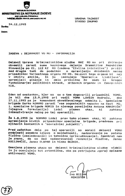 Nadzorovanje politikov in medijev - Janez Janša je postregel tudi z dokumentom, ki na njegovo takratno ministrstvo meče precej temno luč Nadzorovanje politikov in medijev - Janez Janša je postregel tudi z dokumentom, ki na njegovo takratno ministrstvo meče precej temno luč