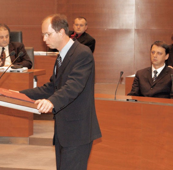 Finančni minister Dušan Mramor