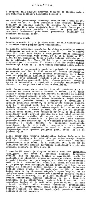 Obremenjujoče poročilo za BB Obremenjujoče poročilo za BB