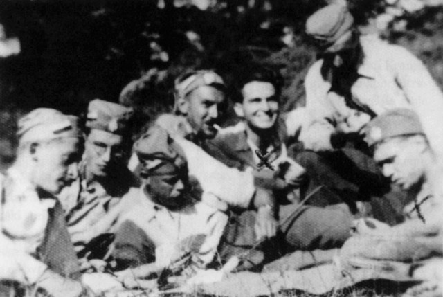 Slovenski četniki v Grčaricah septembra 1943 Slovenski četniki v Grčaricah septembra 1943