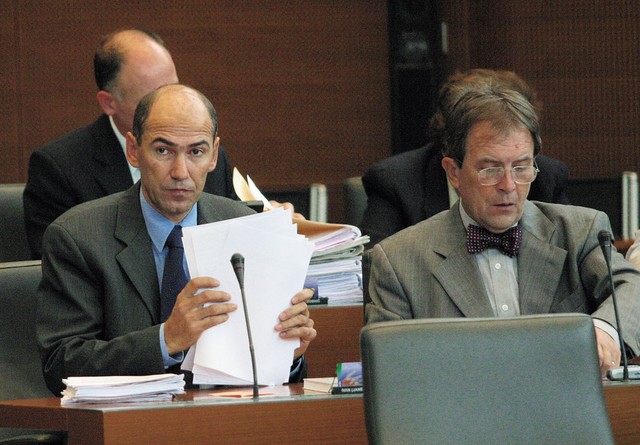 Slovenska demokrata: Janez Janša in Miha Brejc Slovenska demokrata: Janez Janša in Miha Brejc