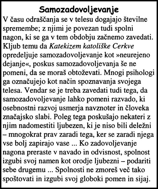 Kaj bi nas radi naučili? Iz poskusnega učbenika za prvi letnik predmeta Vera in kultura, ki ga je izdalo združenje katoliških gimnazij