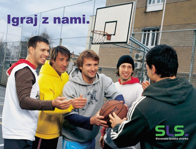 Reklamna akcija SLS za mlade fante