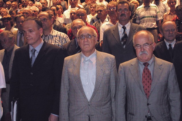Janez Podobnik, Jože Bernik in Boštjan Žekš Janez Podobnik, Jože Bernik in Boštjan Žekš