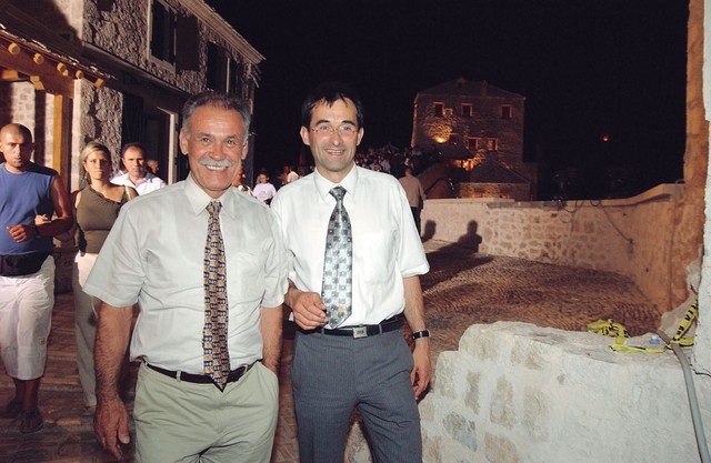 Janez Kopač na privatnem obisku na starem mostu Janez Kopač na privatnem obisku na starem mostu
