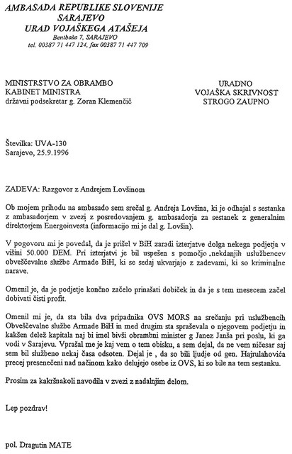 Poroča Dragutin Mate - polkovnikov nadzor nad civili Poroča Dragutin Mate - polkovnikov nadzor nad civili
