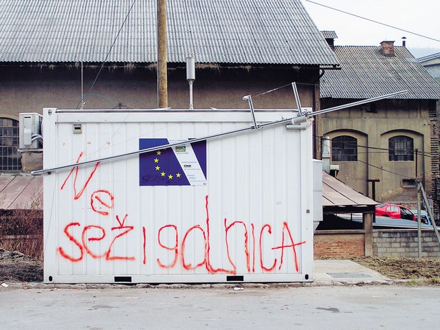 Izklopljena merilna postaja v Trbovljah
