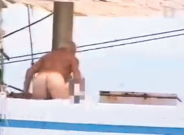 Golo ozadje hrvaškega ribiča, ki ga je pokazal ekipi RTV SLO
