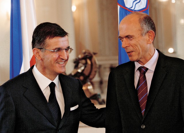 Svetozar Marović in Janez Drnovšek 9. julija 2003 v Ljubljani