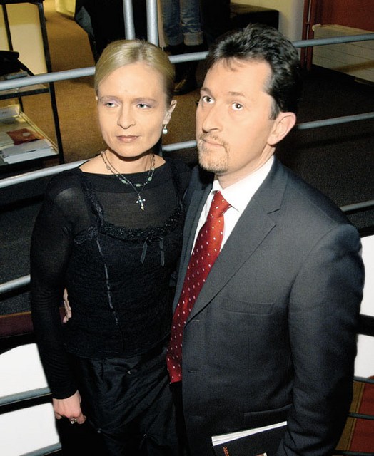 Minister Gregor Virant z ženo Bojano