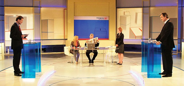 Lojze Peterle in Danilo Türk med soočenjem na RTV SLO
