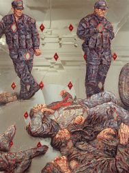 Aleksij Kobal: Rajska vrata, 1999, mešana tehnika, 202x152cm Aleksij Kobal: Rajska vrata, 1999, mešana tehnika, 202x152cm