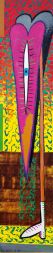 Silvester Plotajs Sicoe: Gledati s srcem, 2005, olje na platnu, 230x50cm Silvester Plotajs Sicoe: Gledati s srcem, 2005, olje na platnu, 230x50cm