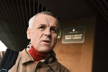 ... in nekdanji Delov dopisnik v Avstriji Matija Grah pred sodiščem.