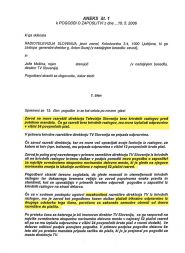 Aneks k pogodbi o zaposlitvi Jožeta Možine