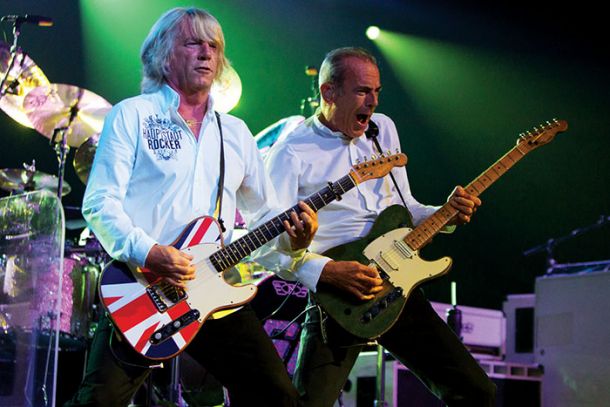 KITARISTA RICK PARFITT IN FRANCIS ROSSI, STATUS QUO, TURNEJA QUID PRO QUO, STADTHALLE, GRADEC, AVSTRIJA | MIRO MAJCEN