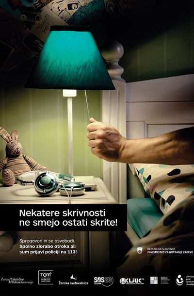 Plakat kampanje proti zlorabam