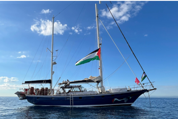Flotilja vztraja na poti proti Gazi